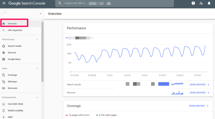 Google search console